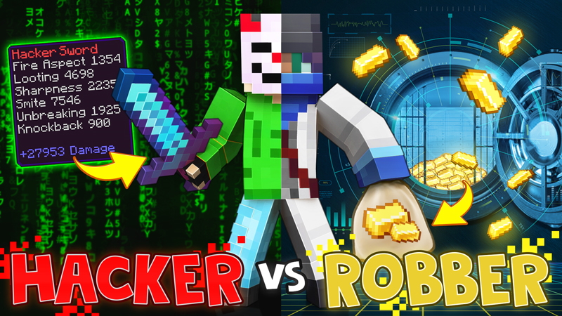 Hacker vs Robber Key Art