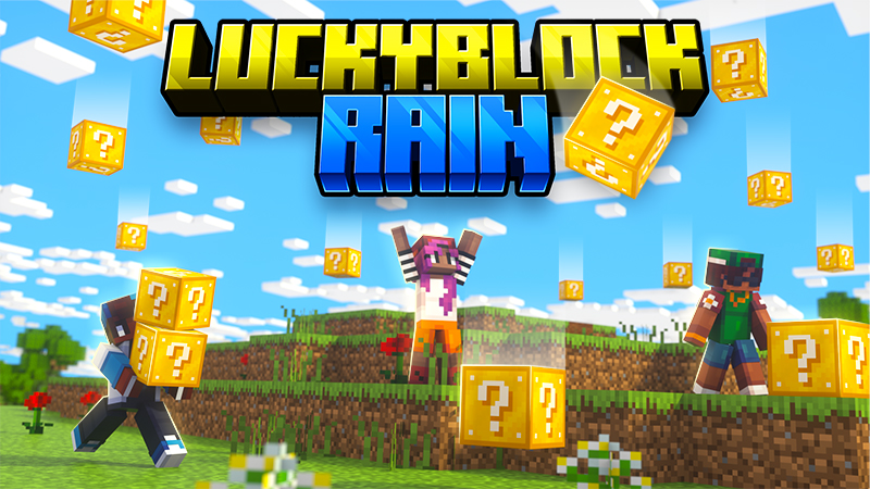 Luckyblock Rain Key Art