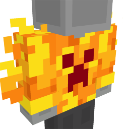 Flaming Creeper Hoodie Key Art