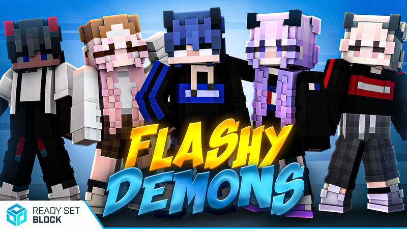 Flashy Demons on the Minecraft Marketplace by Ready, Set, Block!