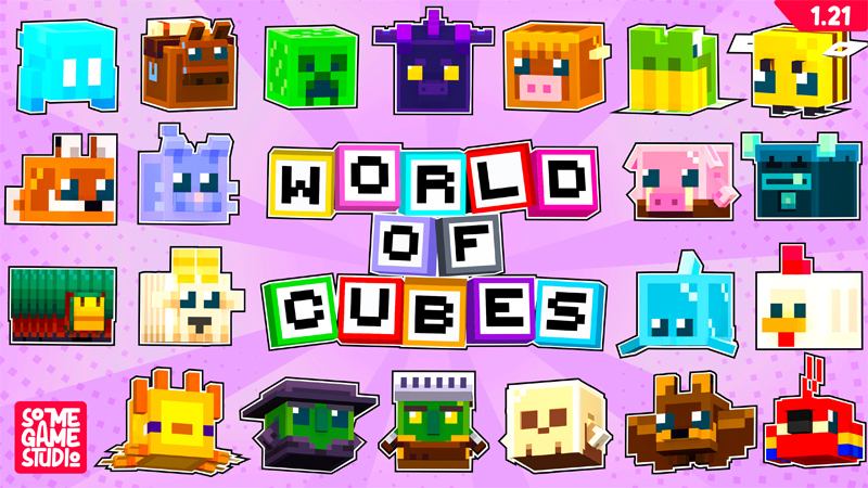 World of Cubes Texture Pack Key Art