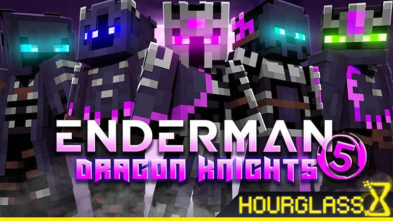 Enderman Dragon Knights 5 Key Art