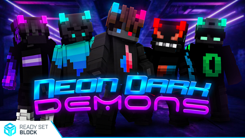 Neon Dark Demons Key Art