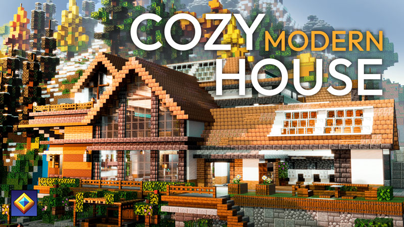 Cozy Modern House Key Art