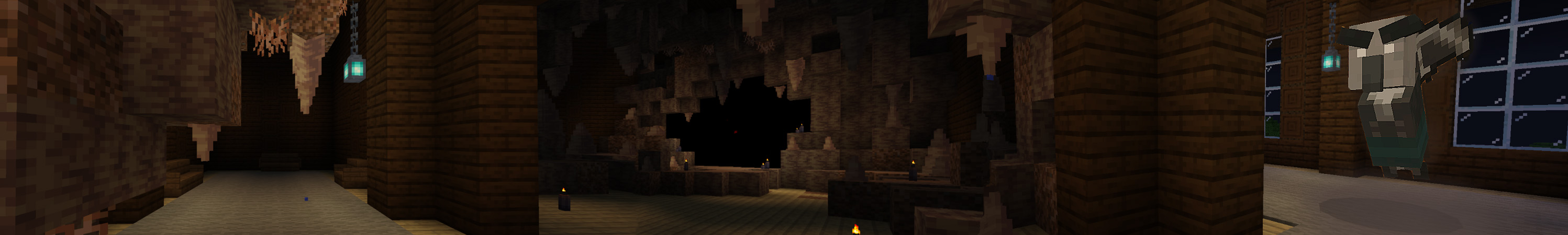 Cursed Woodland Mansion Panorama