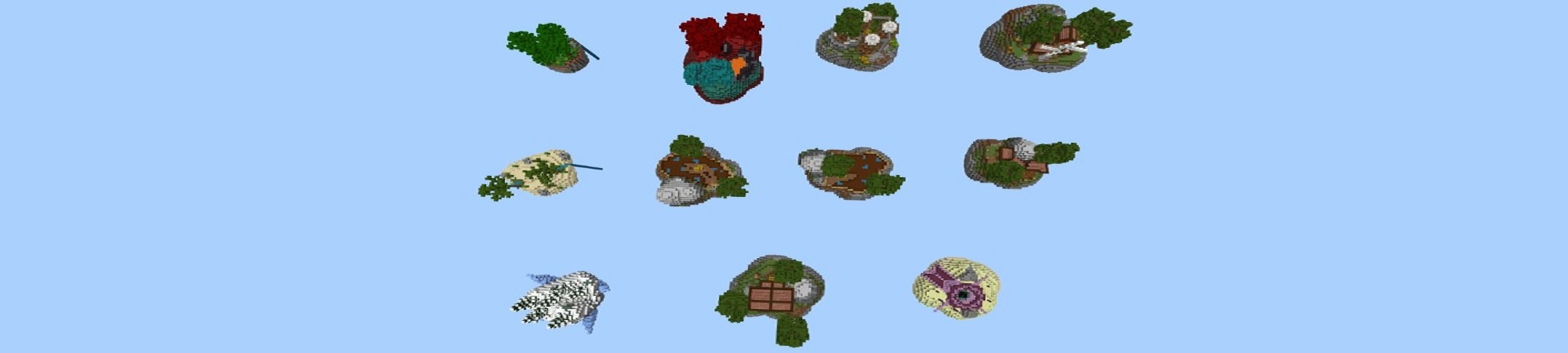 Skyblock Farm Panorama