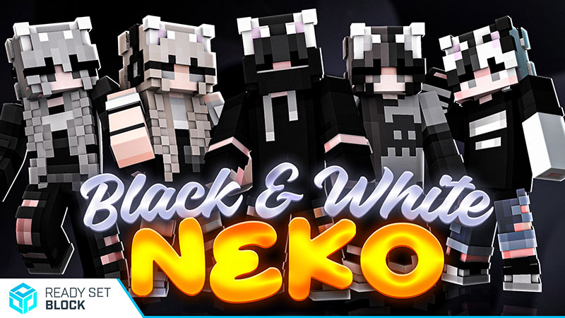 Black & White Neko Key Art