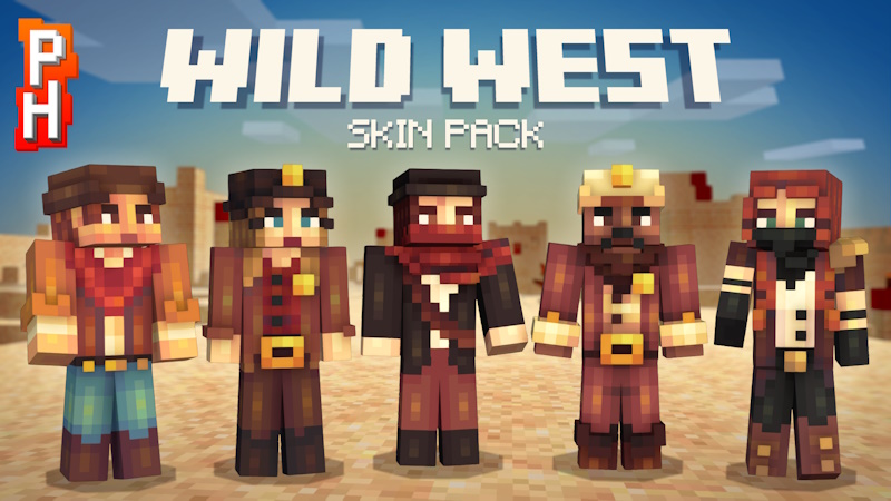 Wild West Skin Pack on the Minecraft Marketplace by PixelHeads