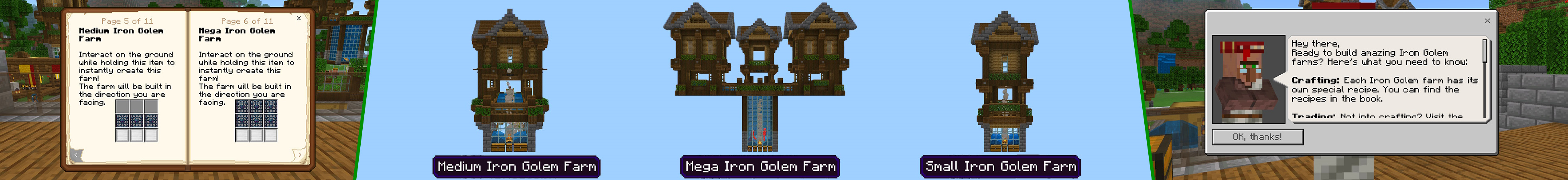 Iron Golem Farm Panorama