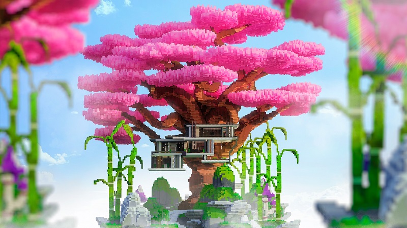 Sakura Tree House Key Art