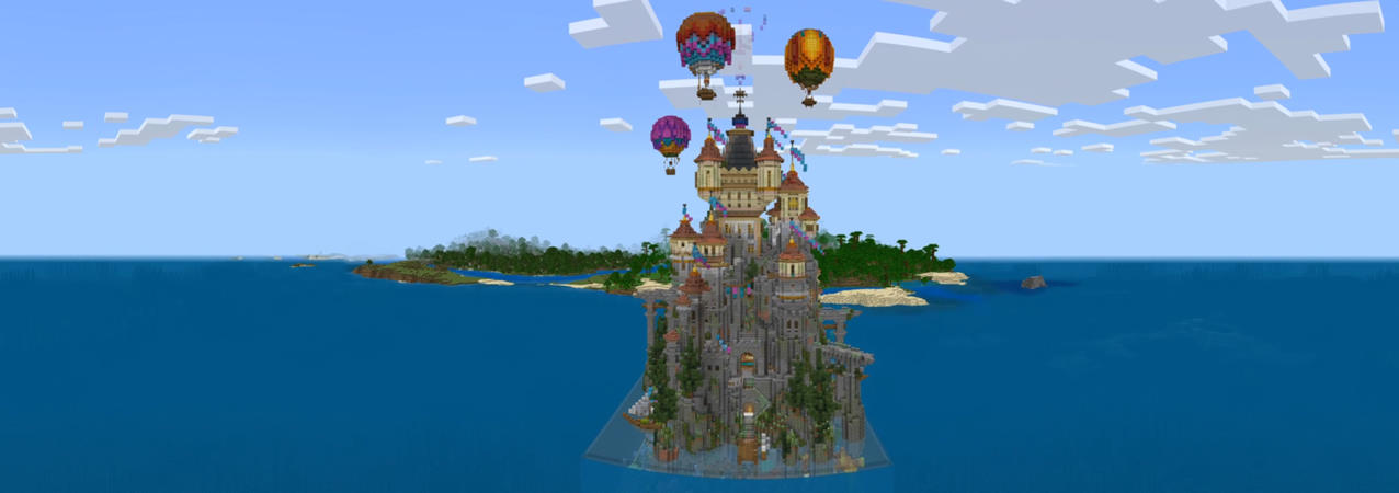 Magical Aqua Castle Panorama