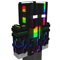 Neon knight costume