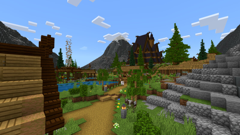 Cute Village Mountain Screenshot #1