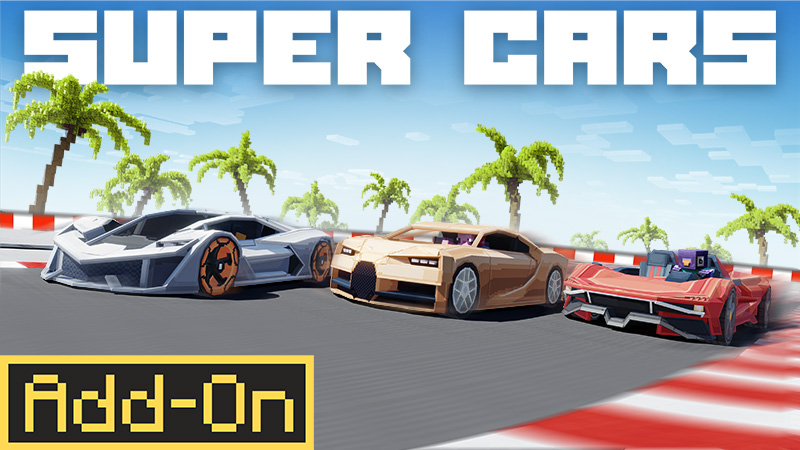 Super Cars Add-On Key Art