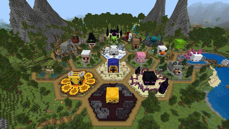 Mob Heads Village by GoE-Craft