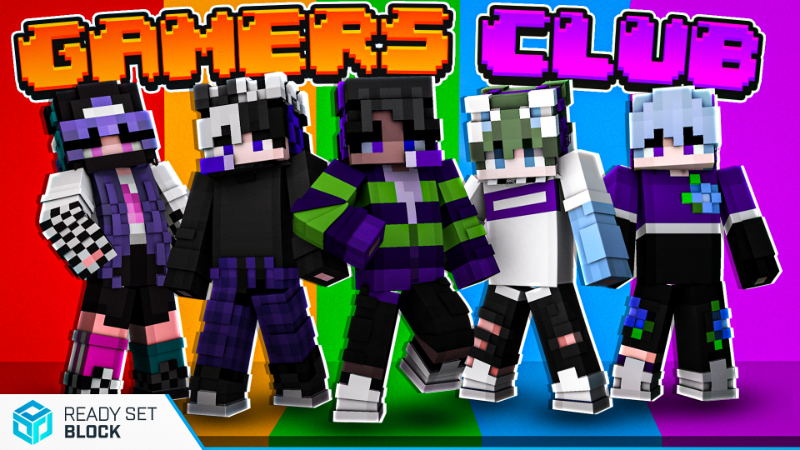 Gamers Club on the Minecraft Marketplace by Ready, Set, Block!