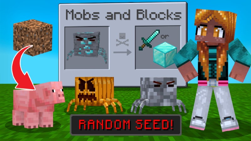 Mobs and Blocks Key Art