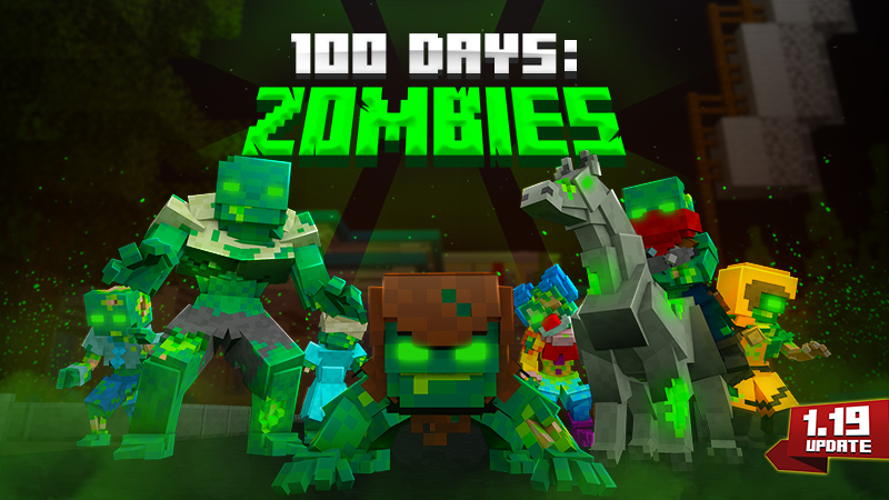 100 Days: Zombies Key Art