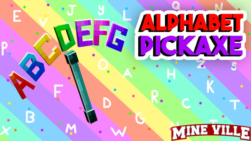 Alphabet Pickaxe Key Art