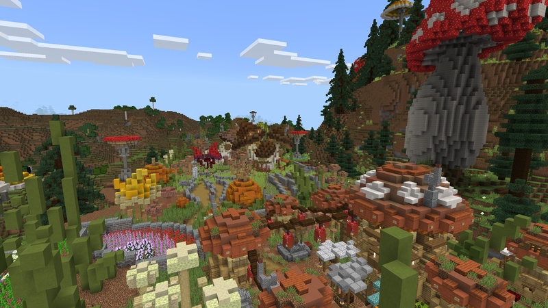 The Lost Kingdom of Mushrooms by Netherpixel