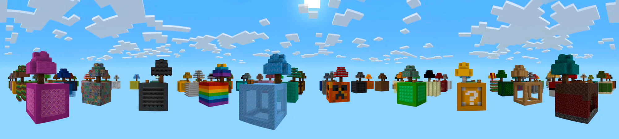 Skyblock 100 Days, 100 Islands Panorama