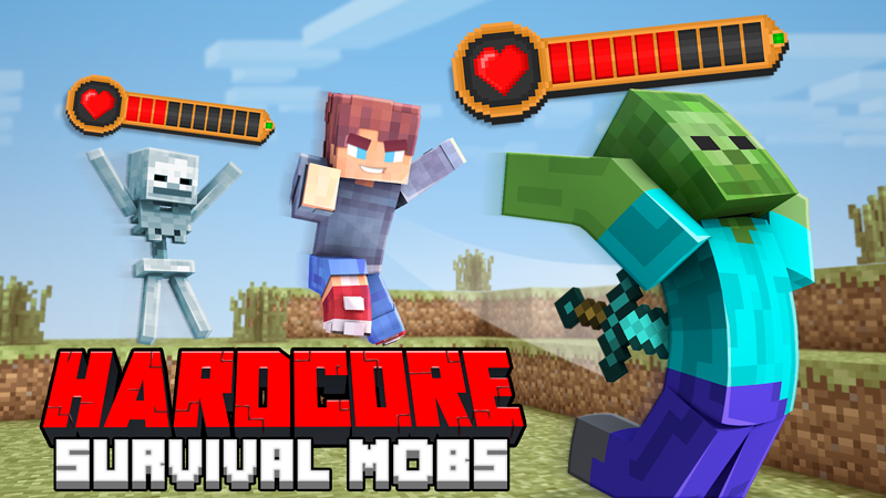 Hardcore Survival Mobs Key Art