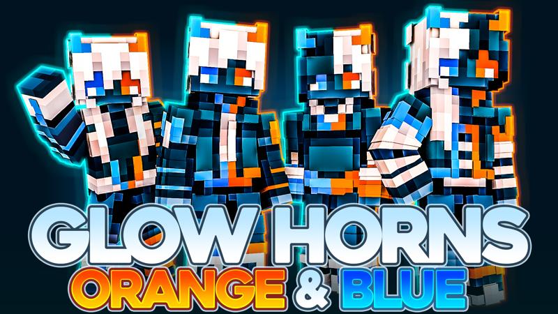 Glow Horns Orange & Blue Key Art