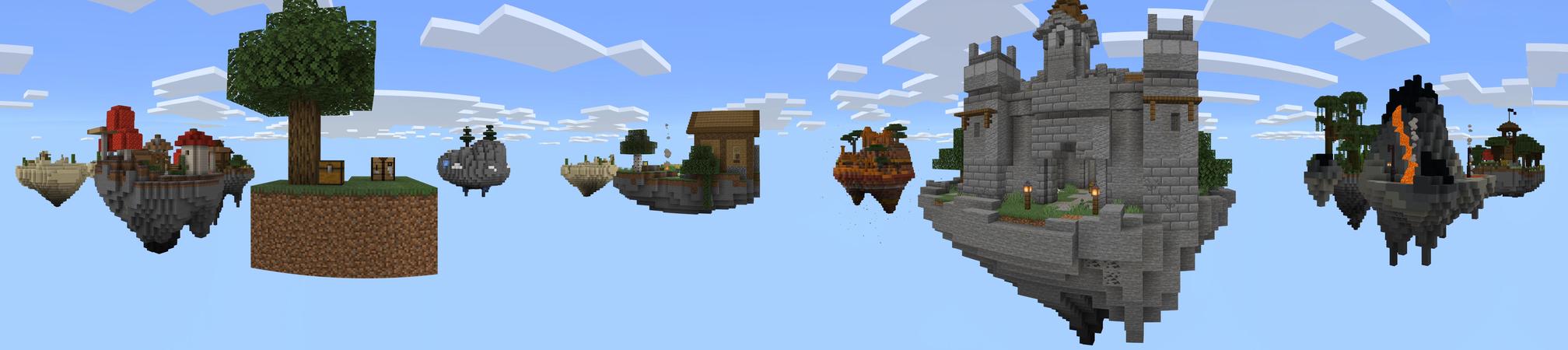 Craftable Skyblock Panorama