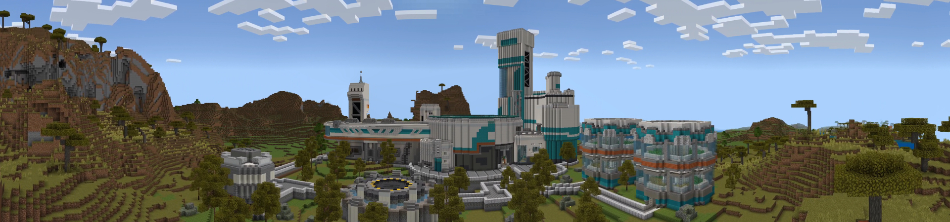 Sci-fi Laboratory Panorama