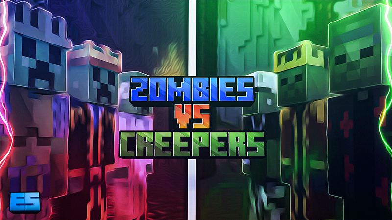 Creepers Vs Zombies Key Art