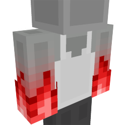 Red Bold Glow Fire Hands