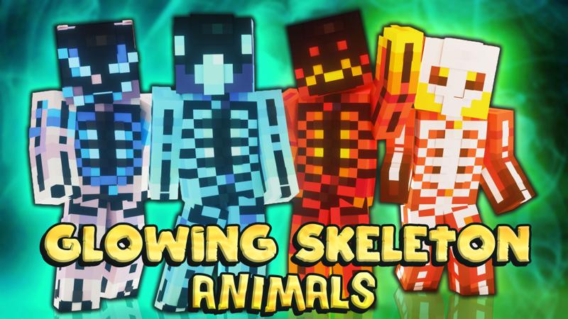 Glowing Skeleton Animals Key Art