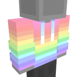 Pastel Rainbow Hoodie Key Art