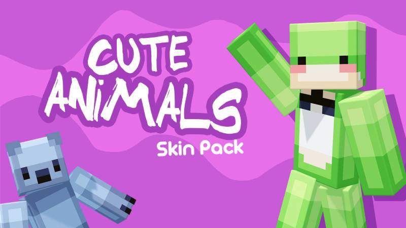 Cute Animals Skin Pack in Minecraft Marketplace | Minecraft