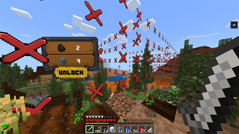 SURVIVAL BUT CHUNKS ARE LOCKED Screenshot #3