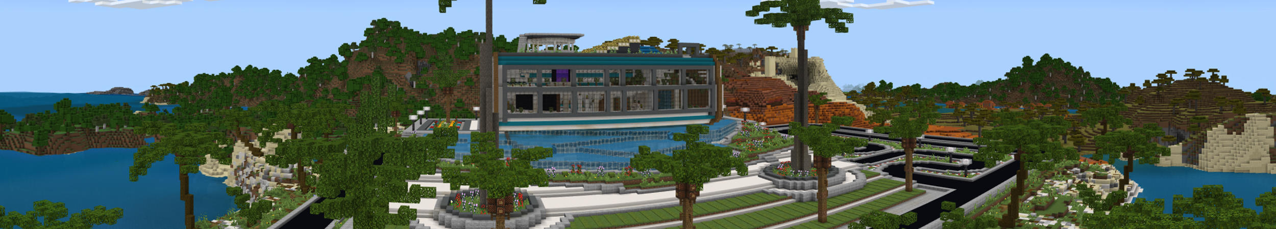 Futuristic Mansion Panorama