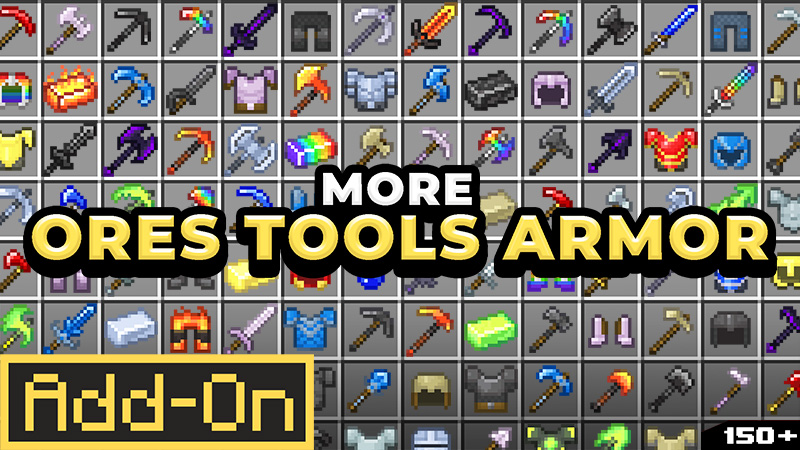 More Ores Tools Armor Add-On on the Minecraft Marketplace by Wonder