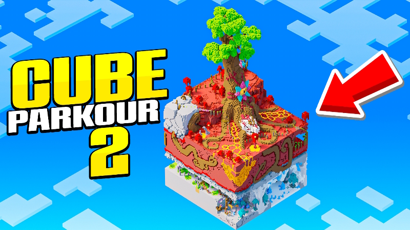 Cube Parkour 2 Key Art