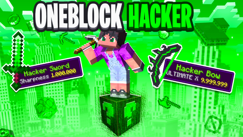 One Block Hacker Key Art