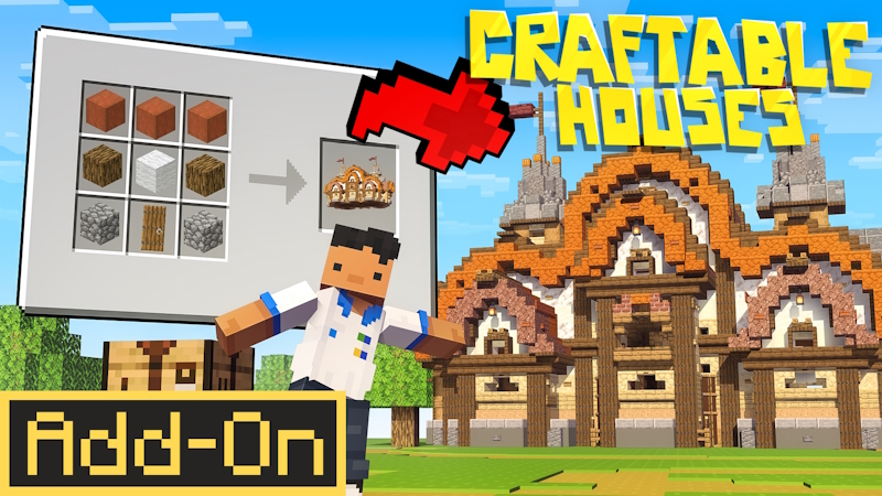 Craftable Houses Add-On Key Art