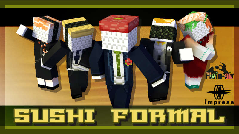 Sushi Formal by Impress (Minecraft Skin Pack) - Minecraft Bedrock ...