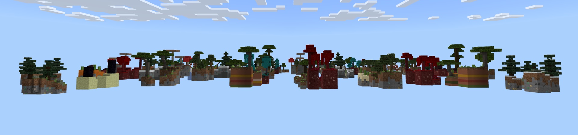 One Hundred Skyblock Panorama