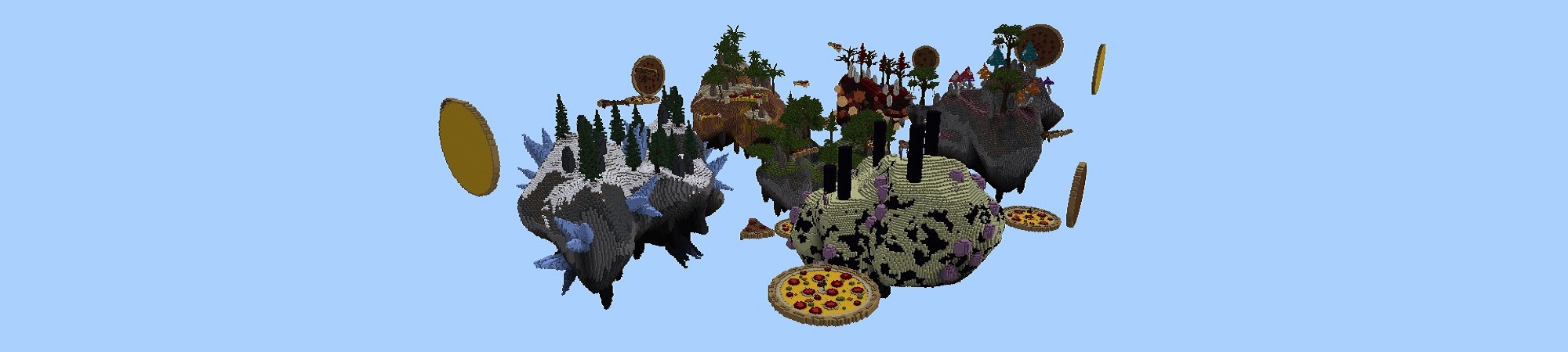 Pizza Skyblock Panorama