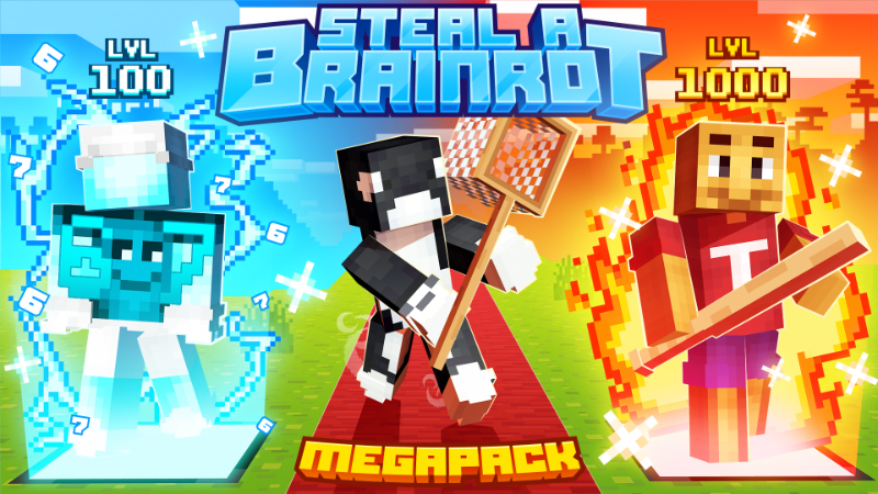 Steal A Brainrot - Mega Pack on the Minecraft Marketplace by Kirill Studios