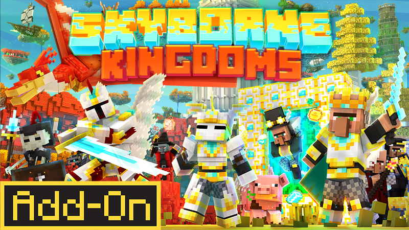 Skyborne Kingdoms Add-On on the Minecraft Marketplace by Glowfischdesigns