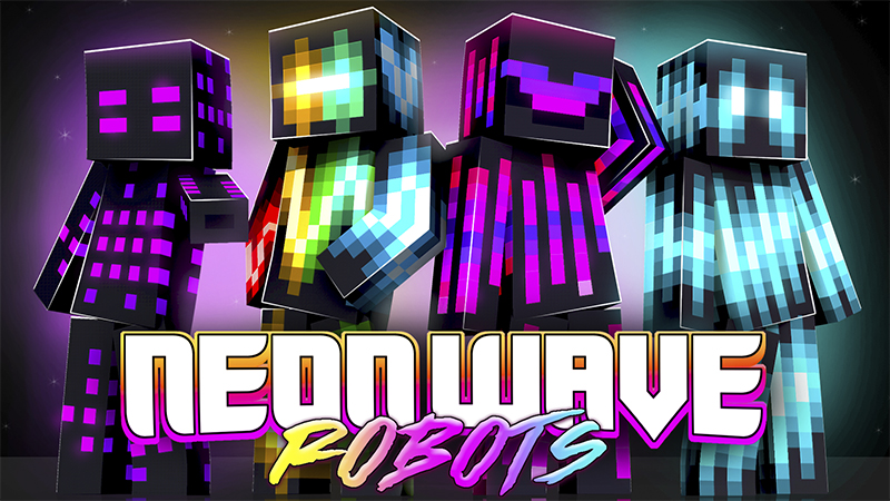 Neon Wave Robots Key Art