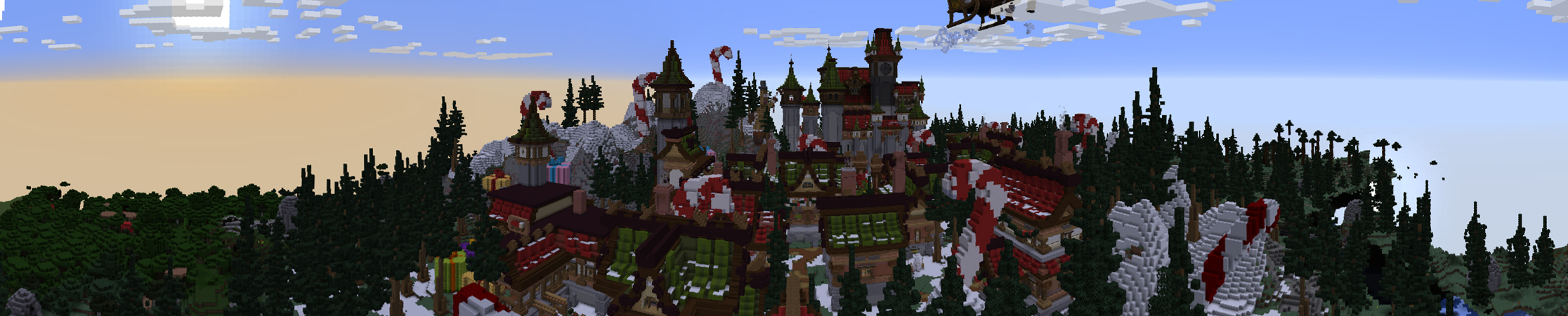 Winter Town Panorama