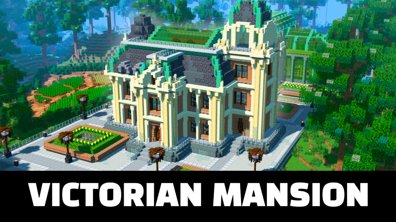 Victorian Mansion on the Minecraft Marketplace by Pixel Smile Studios
