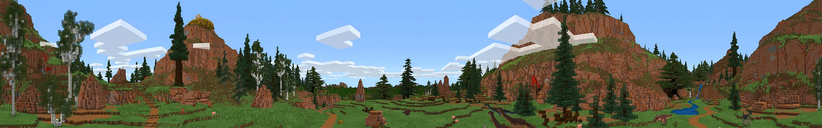 Dinosaurs panorama