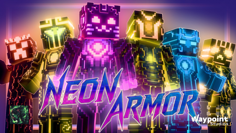 Neon Armor on the Minecraft Marketplace by Waypoint Studios